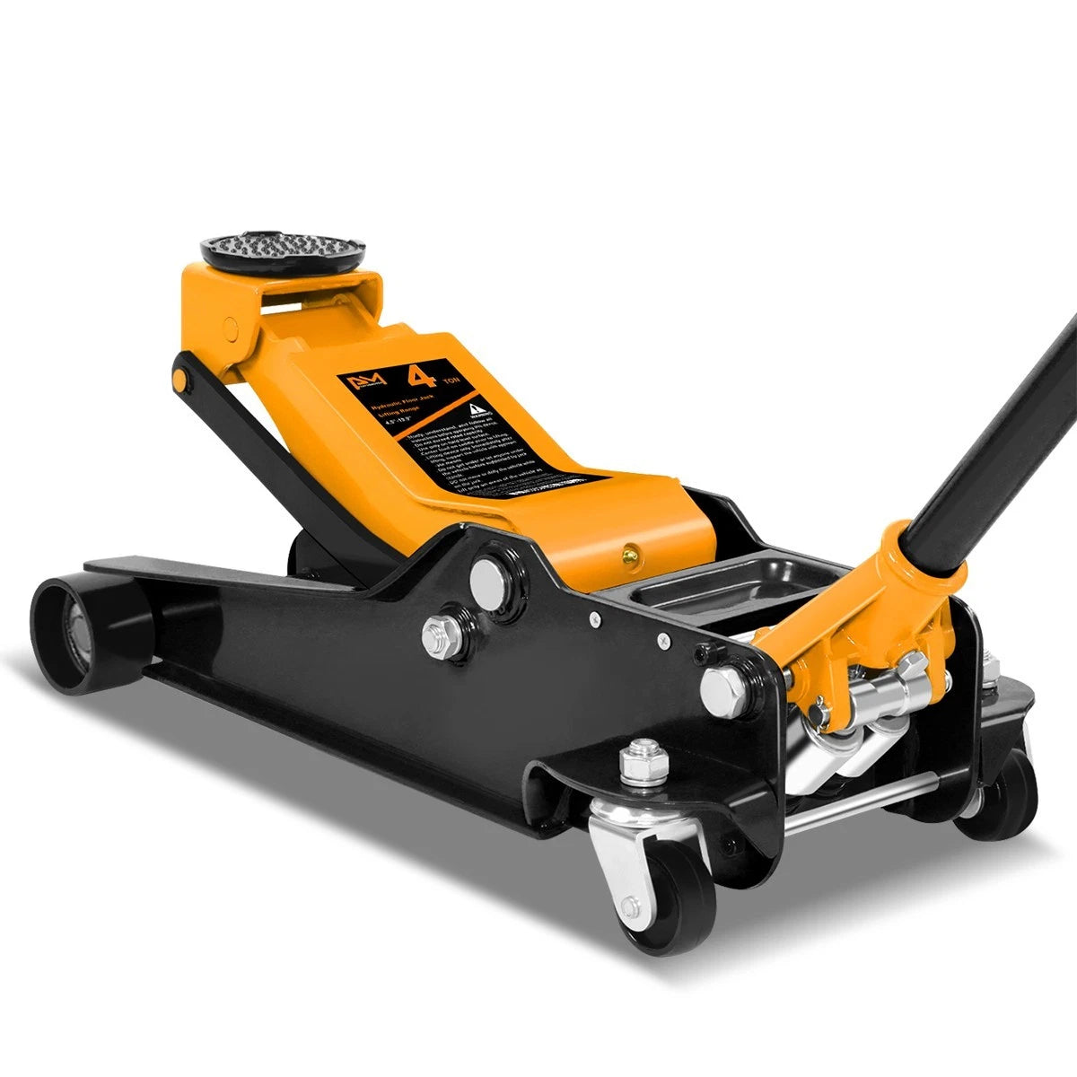 4.5-20 In 8000lbs Capacity Hydraulic Orange Garage | Built Supply Co