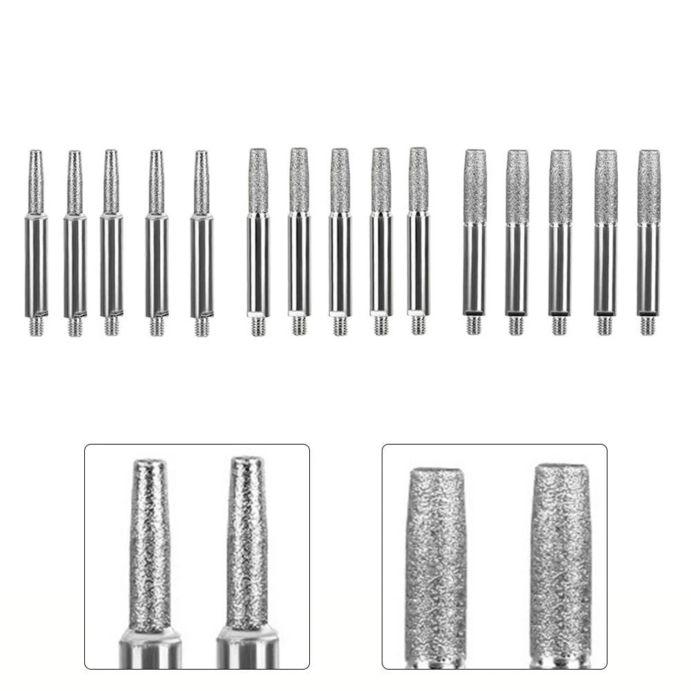 Carbide Cylindrical Burr Set 50mm Long 6mm Dia For Chainsaw Chain Jig