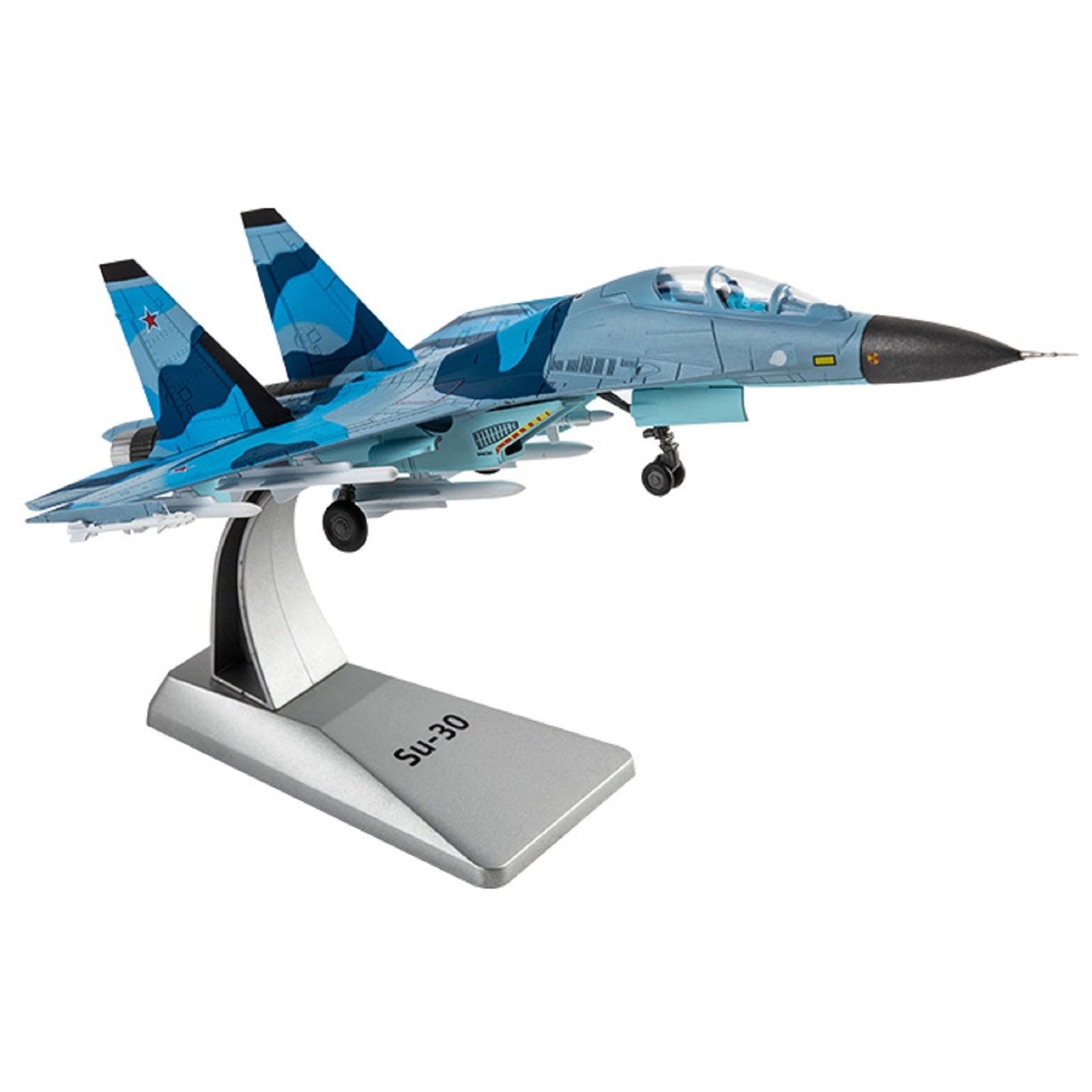 1:100 Russian Air Force Su-30mkk Fighter Diecast Metal Plane Aircraft