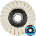 BlueSpot Flap Felt Disc Polishing Angle Grinder Buffing Wheel - 115mm by BlueSpot