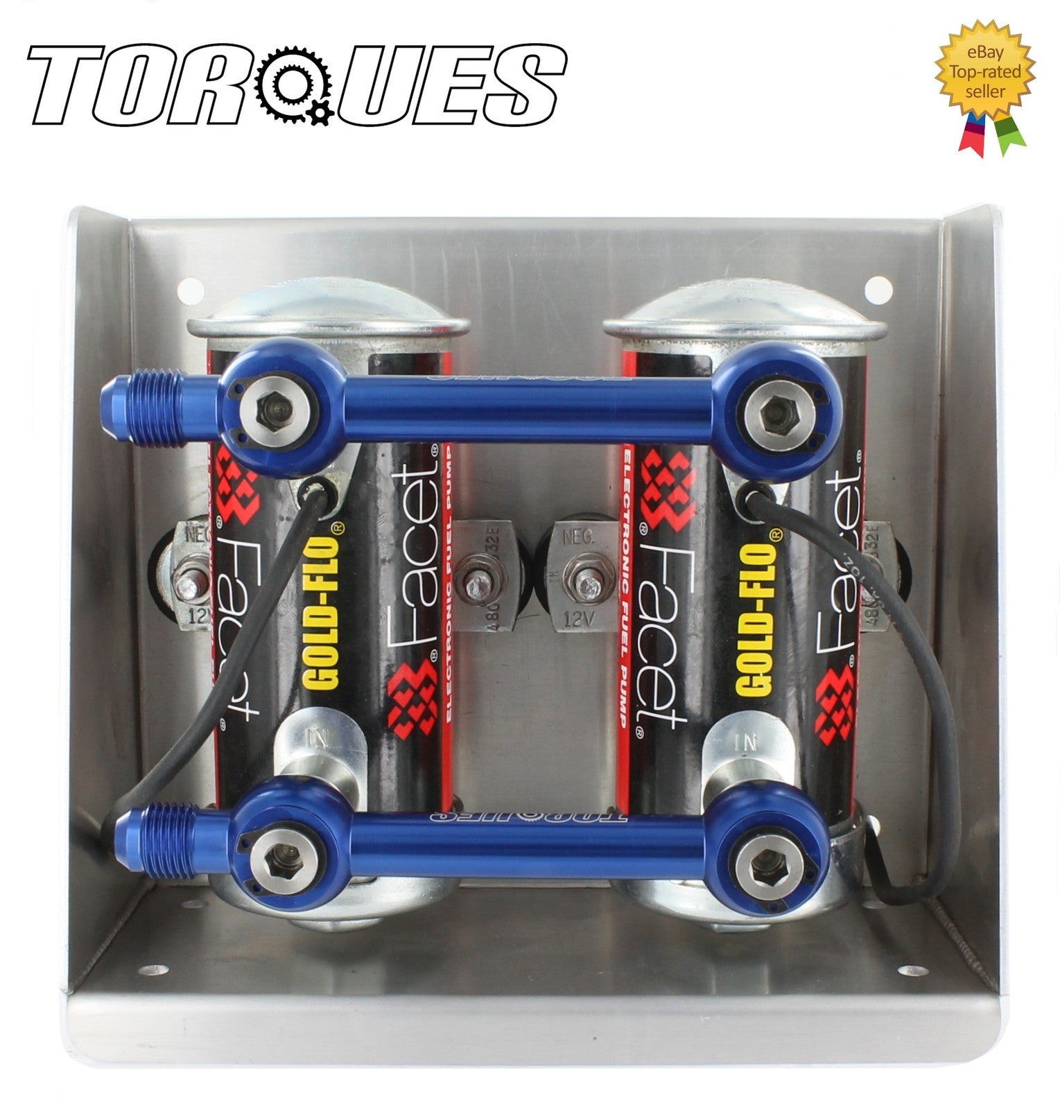 AN -6 (6AN AN6) Twin Facet Red Top Fuel Pump Manifold Assembly