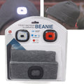 Front & Rear Illuminated Beanie Flashlight White Red 4x200 Lumen LED Hat Cap GRY