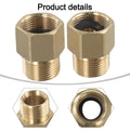 `2x Coupler M22 15mm Male To 14mm Female Pressure Washer Hose Thread