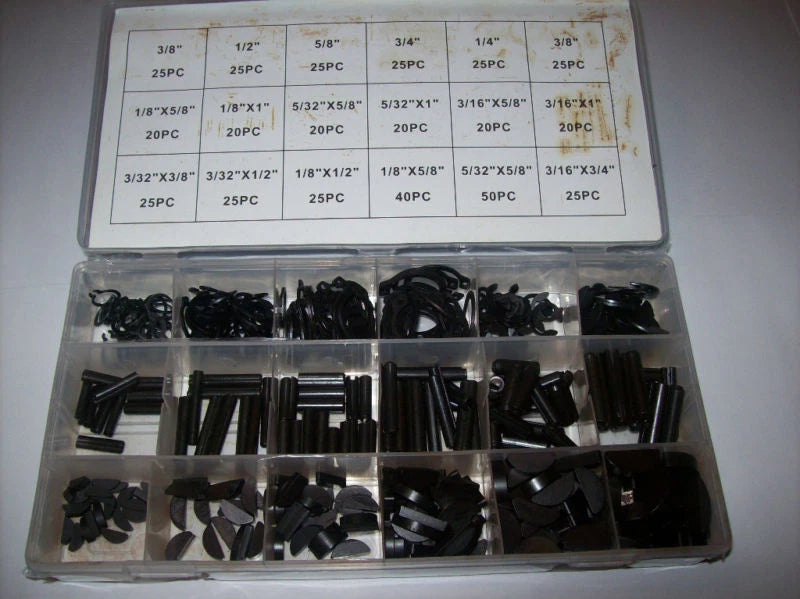 Shop Assortment Woodruff Key Snap Ring Roll Pin