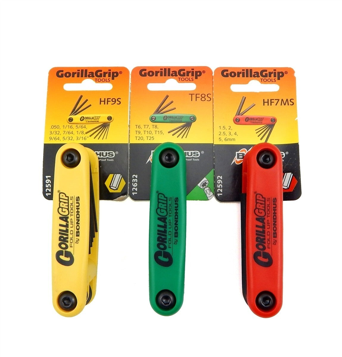 Bondhus Gorilla Grip Hex Torx Fold Up Wrench Set
