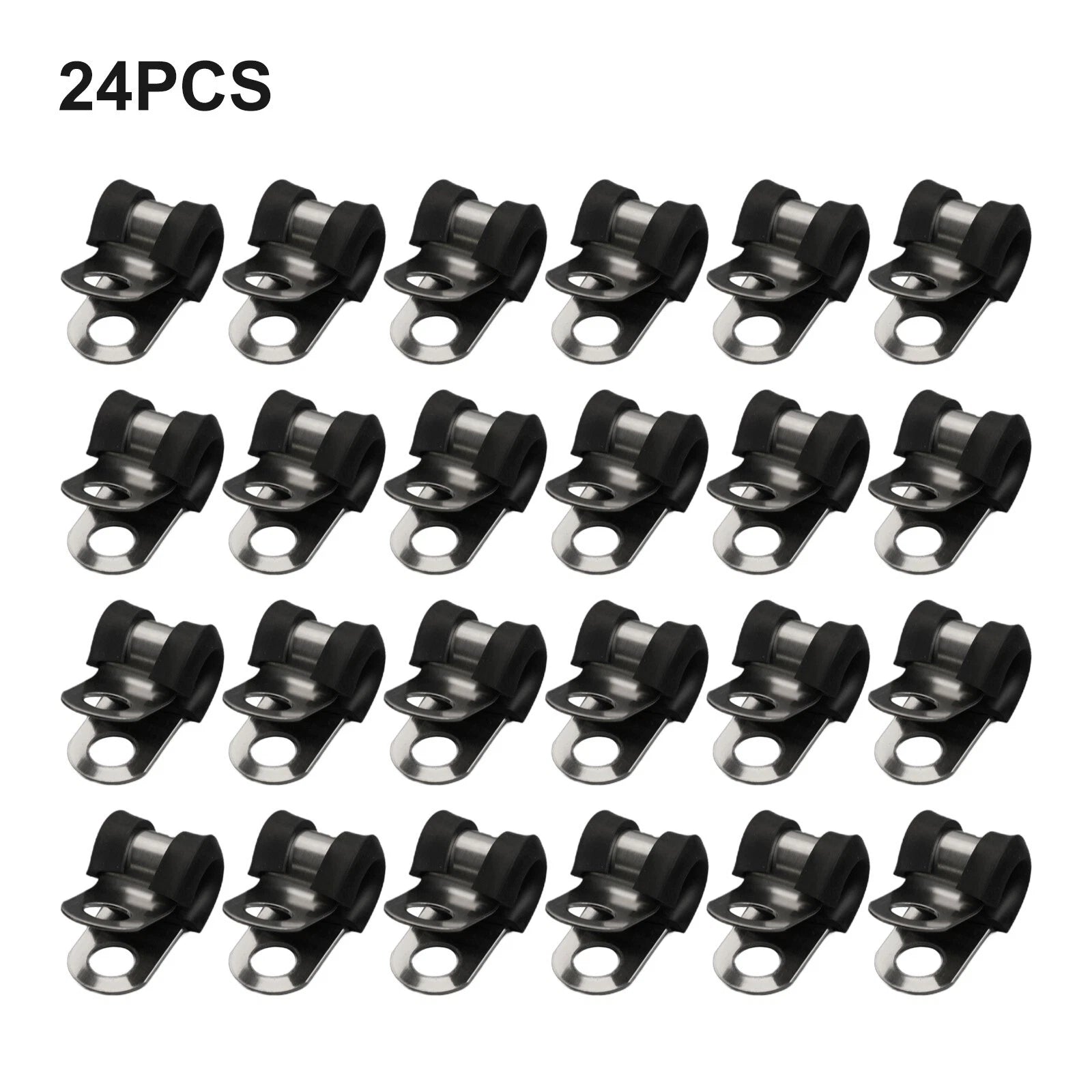 Reliable Brake Pipe Clips Rubber Lined P Clips 4 7mm Lines Sturdy