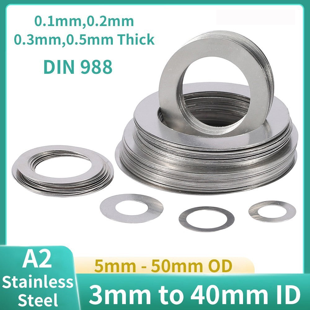 Ultra Shim Washers DIN 988 A2 Stainless Steel