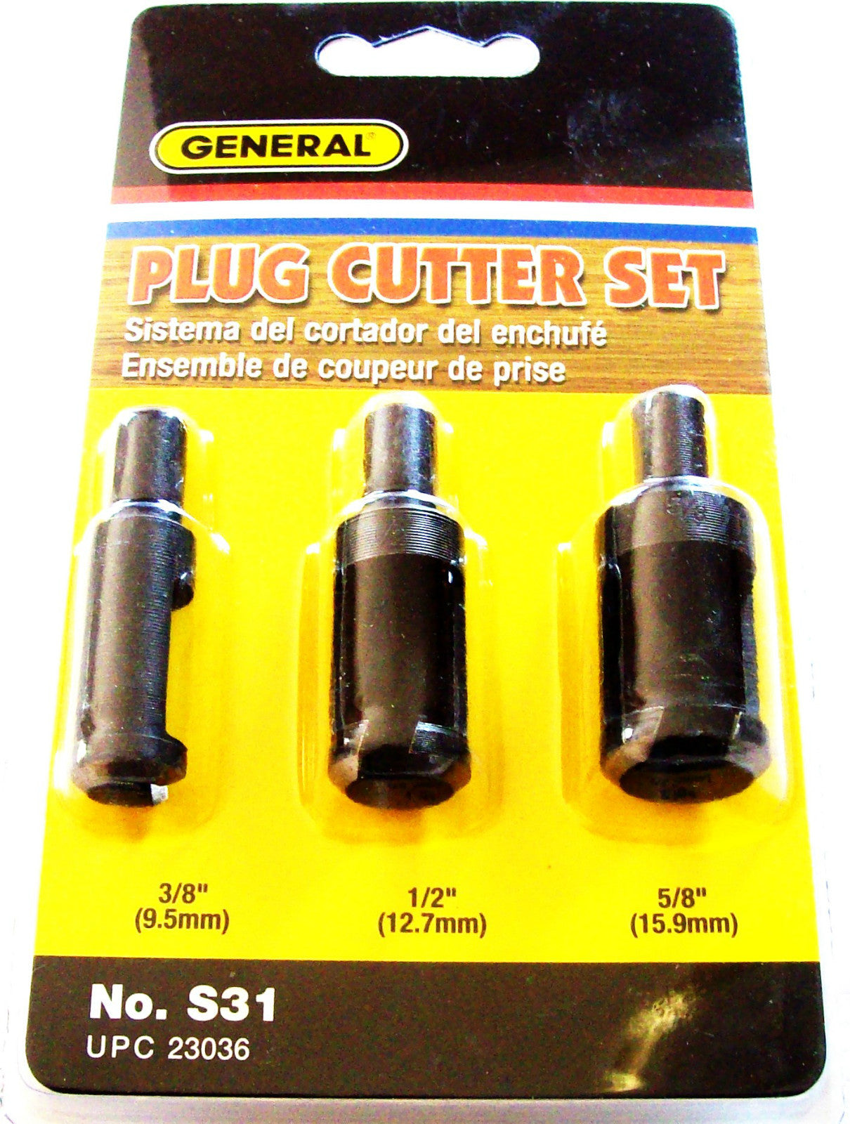 General Self Ejecting Plug Cutter Bit Set