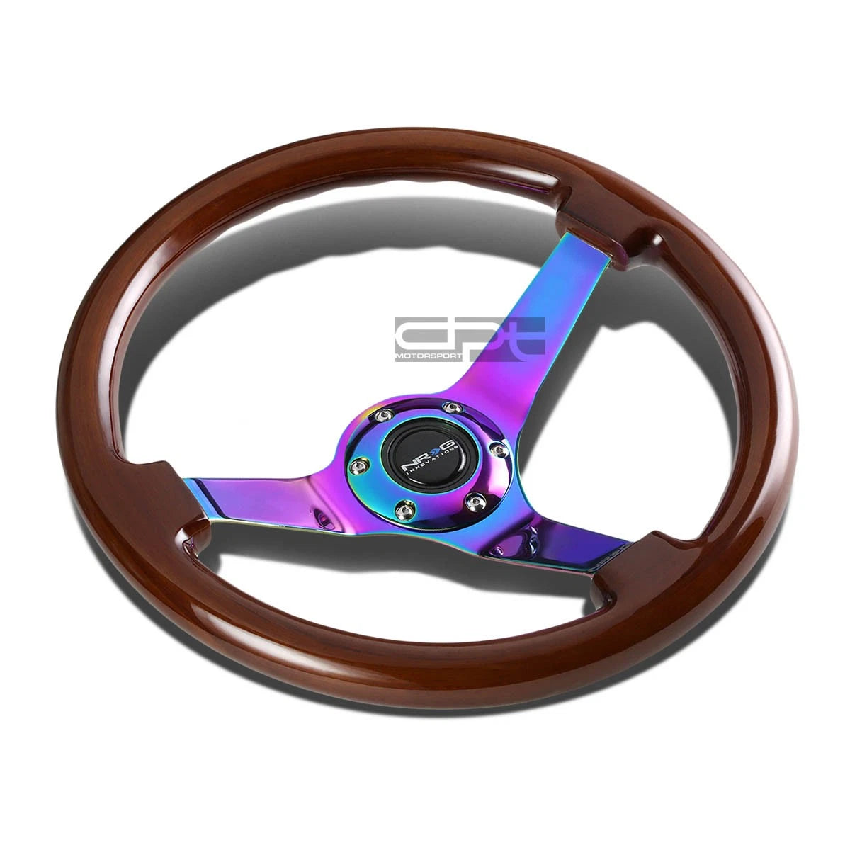 Nrg Reinforced 35cm 3"deep Dish Brown Wood Grain | Built Supply Co