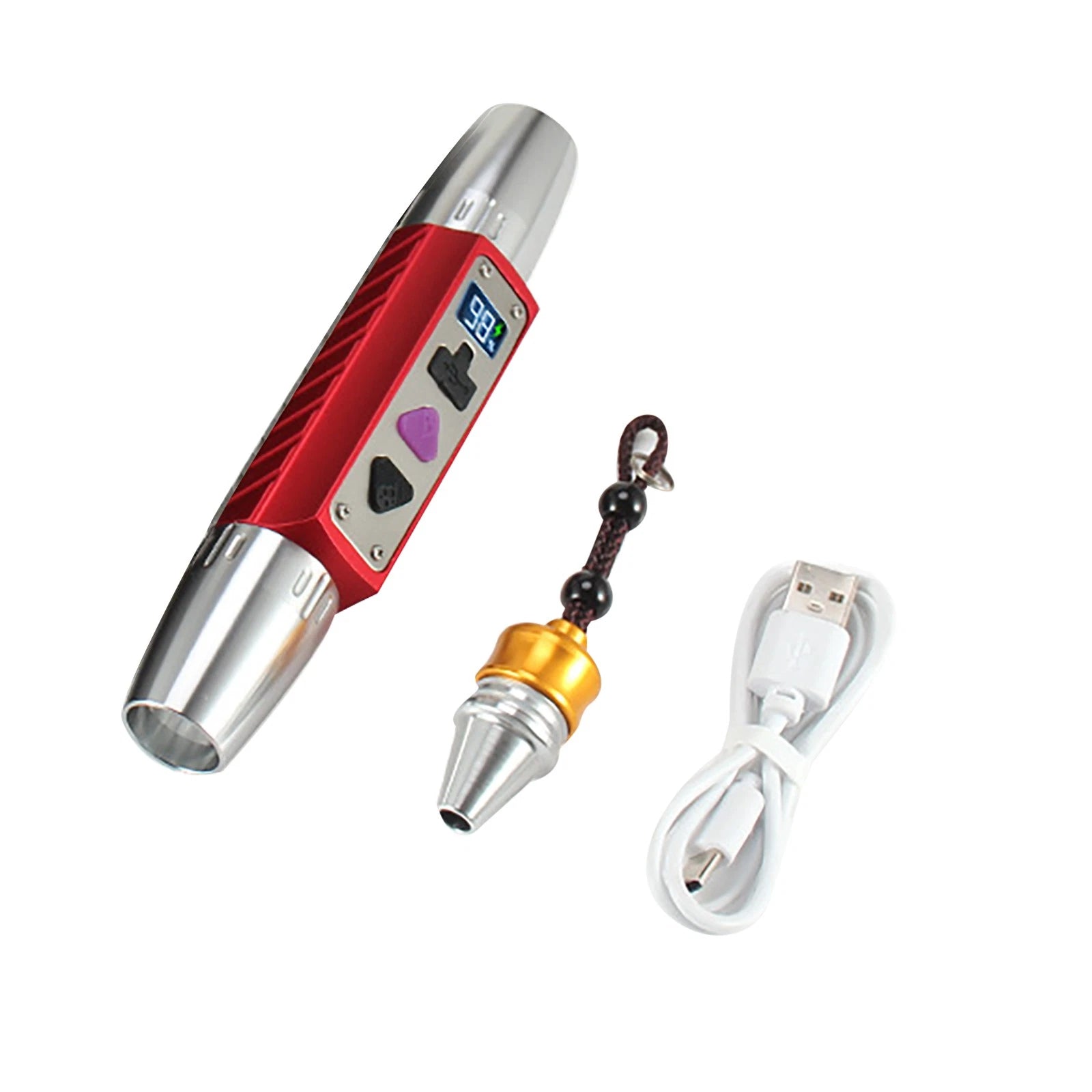Portable Usb Rechargeable Aluminum Alloy Expert Ultraviolet Jade