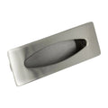 5 Pack Urban Recessed 3" Brushed Nickel Kitchen Cabinet Door Drawer