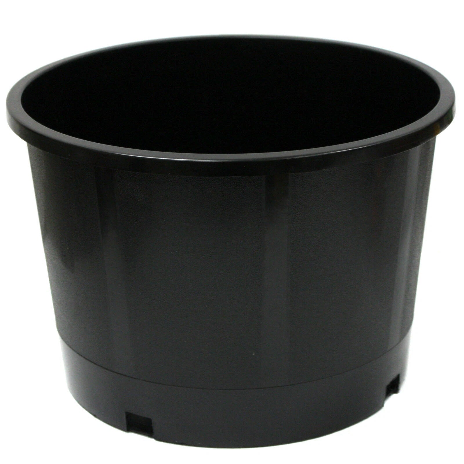20 Pots Of 5 Gallon Black Plastic Plant Nursery Pot Container Grow