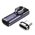 100W Type C Magnetic Micro Charging Adapter Data Cable Converter Pd