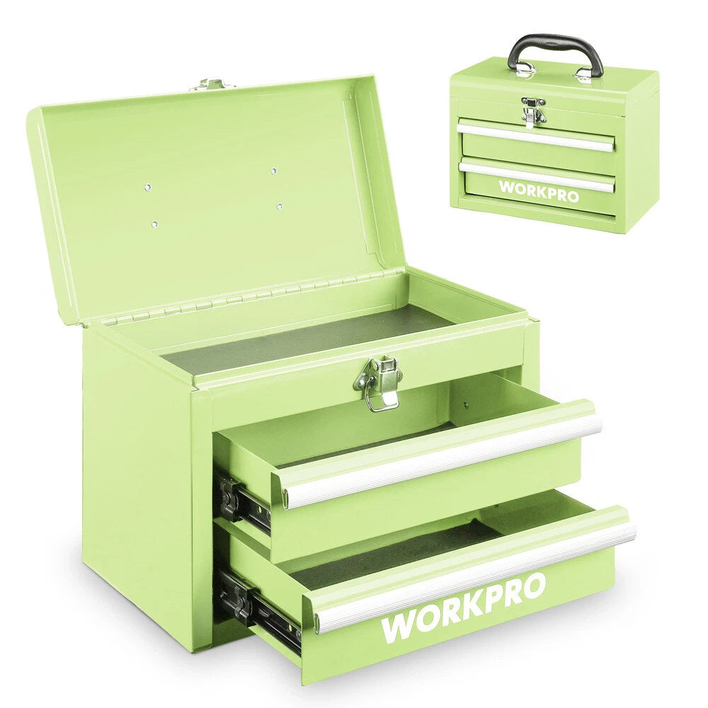 Workpro Mini Metal Tool Box Portable Tool Chest | Built Supply Co