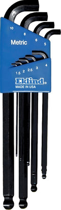 Eklind 9pc Stubby Metric Ball End Hex Wrench Set