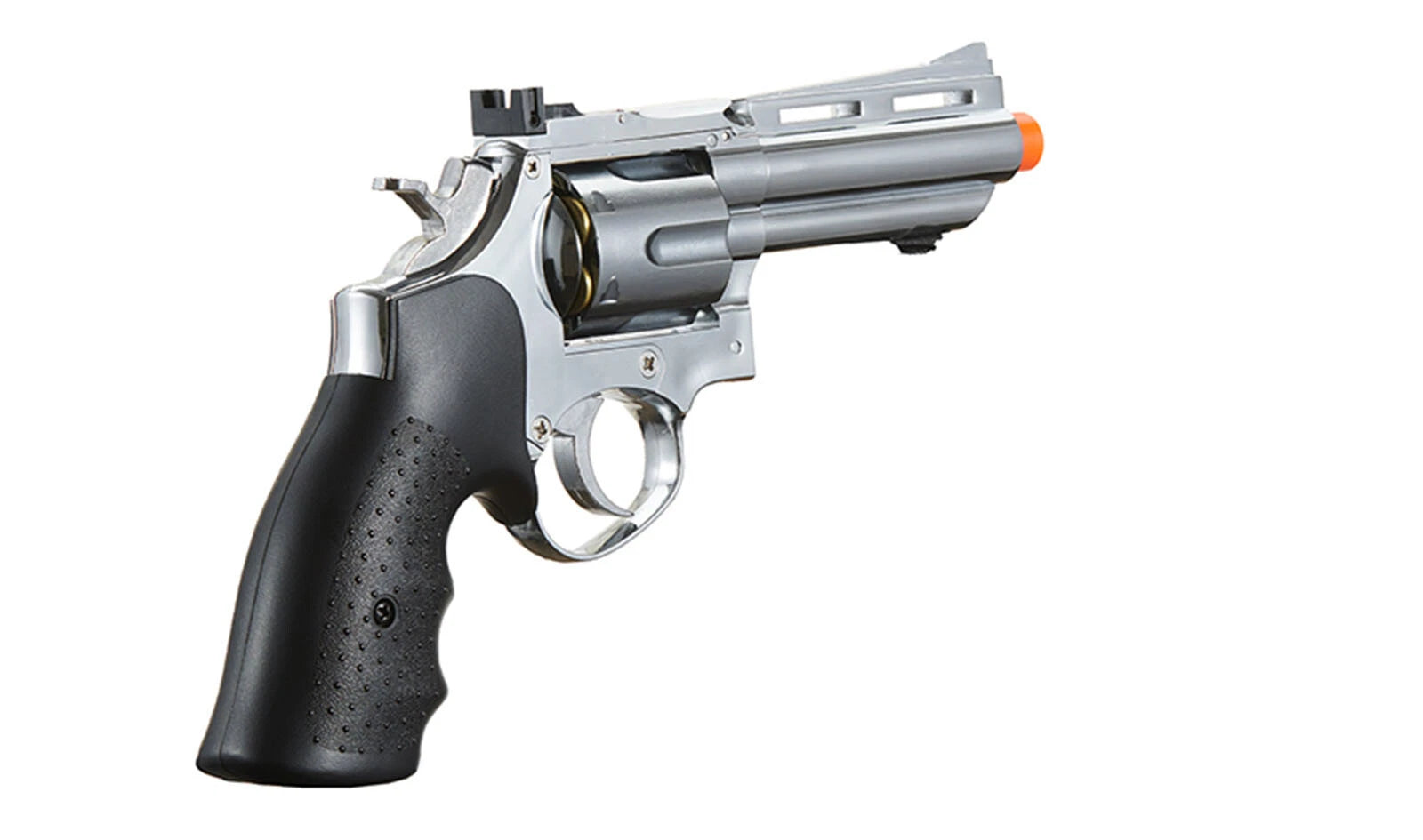 Hfc Hg-132c 357 Silver Magnum Full Metal Co2 Gas Powered Airsoft