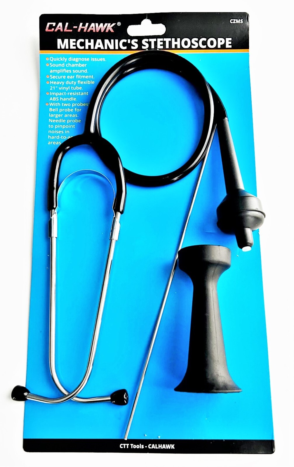 Calhawk Mechanics Stethoscope Diagnostic Hearing Bell & Needle Probe Tester by Calhawk