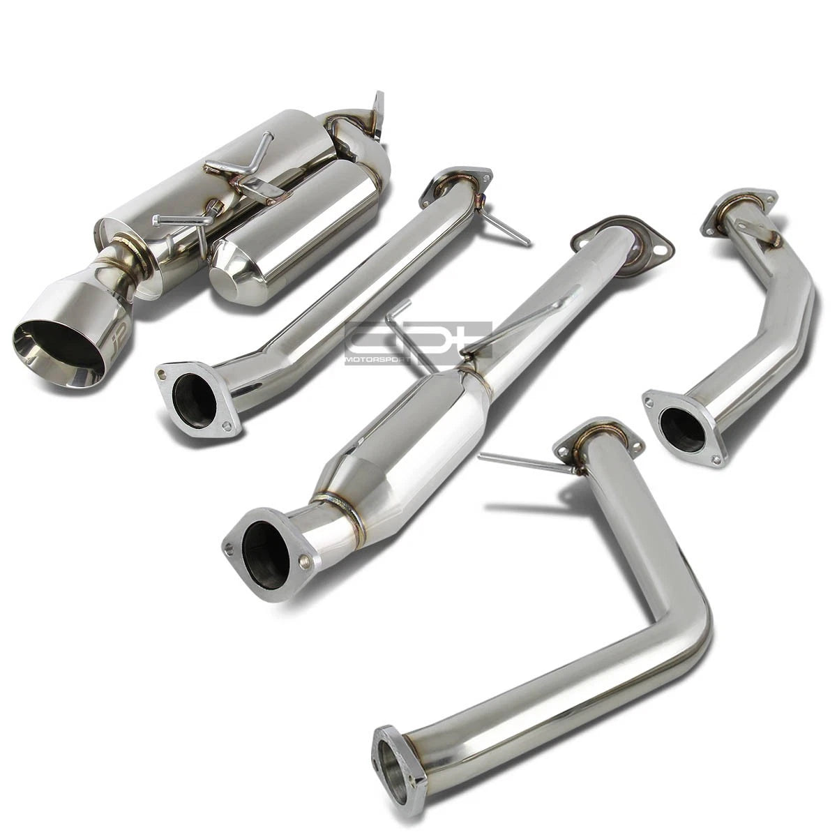 Fit 11-16 Scion Tc J2 Hi-power 4.5" Rolled Muffler Tip Catback