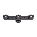 3 In 1 Plastic Camera Triple Hot Shoe Mount Adapter Bracket Holder