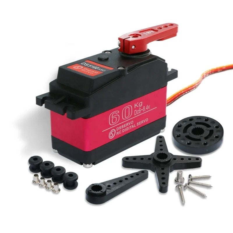 Ds5160 60KG Digital Servo 8.4v Metal Gear High Speed Waterproof 1/5