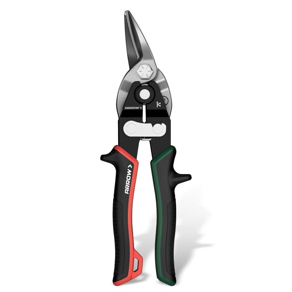 Arrow 8inch Aviation Tin Snips Right Cut High Leverage Labor-saving