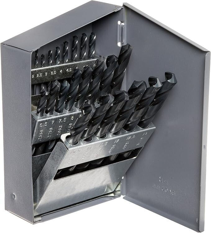 Chicago Latrobe 25pc Metric Drill Bit Set