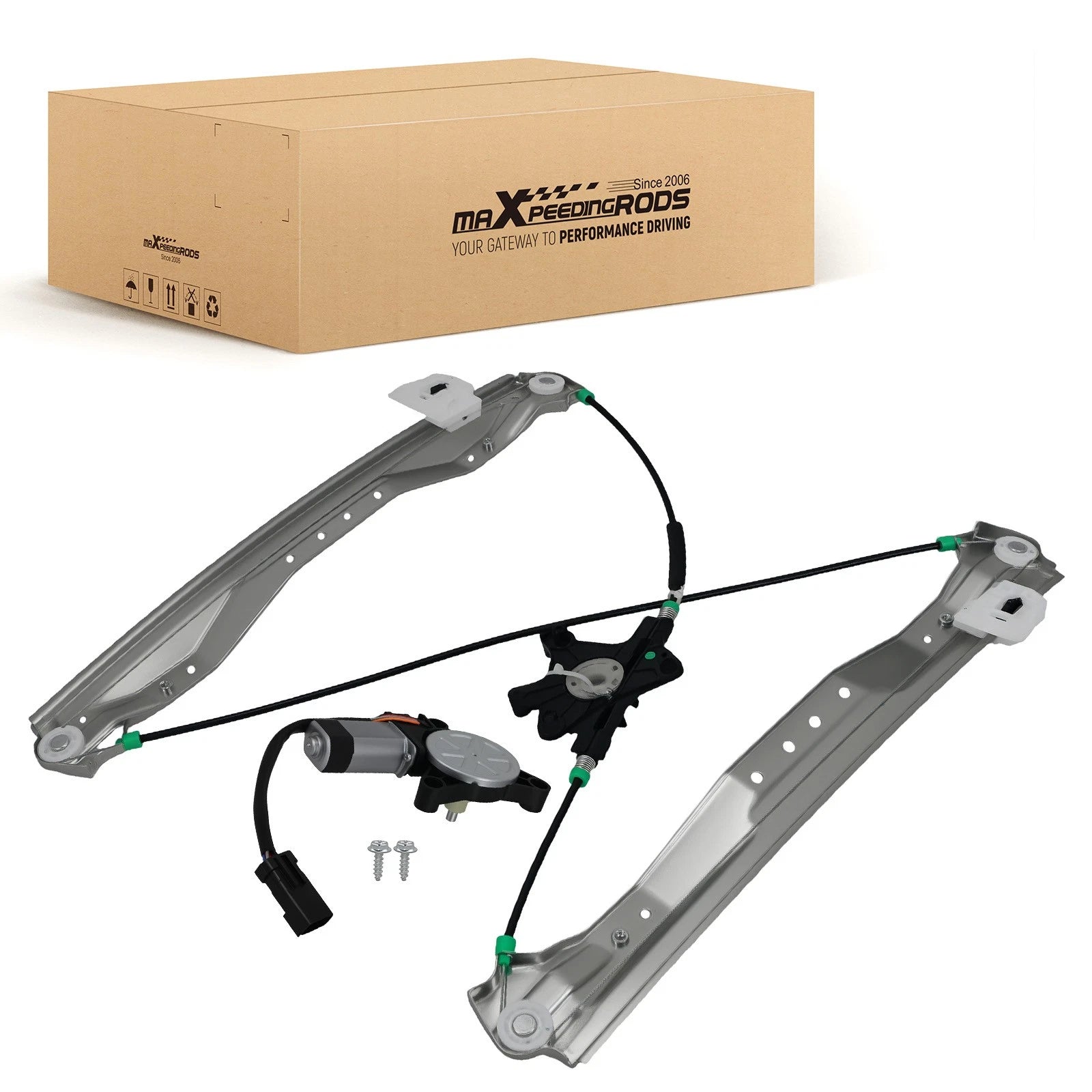 1pc Power Window Regulator w/ Motor Front Left For Dodge Grand Caravan 08-20