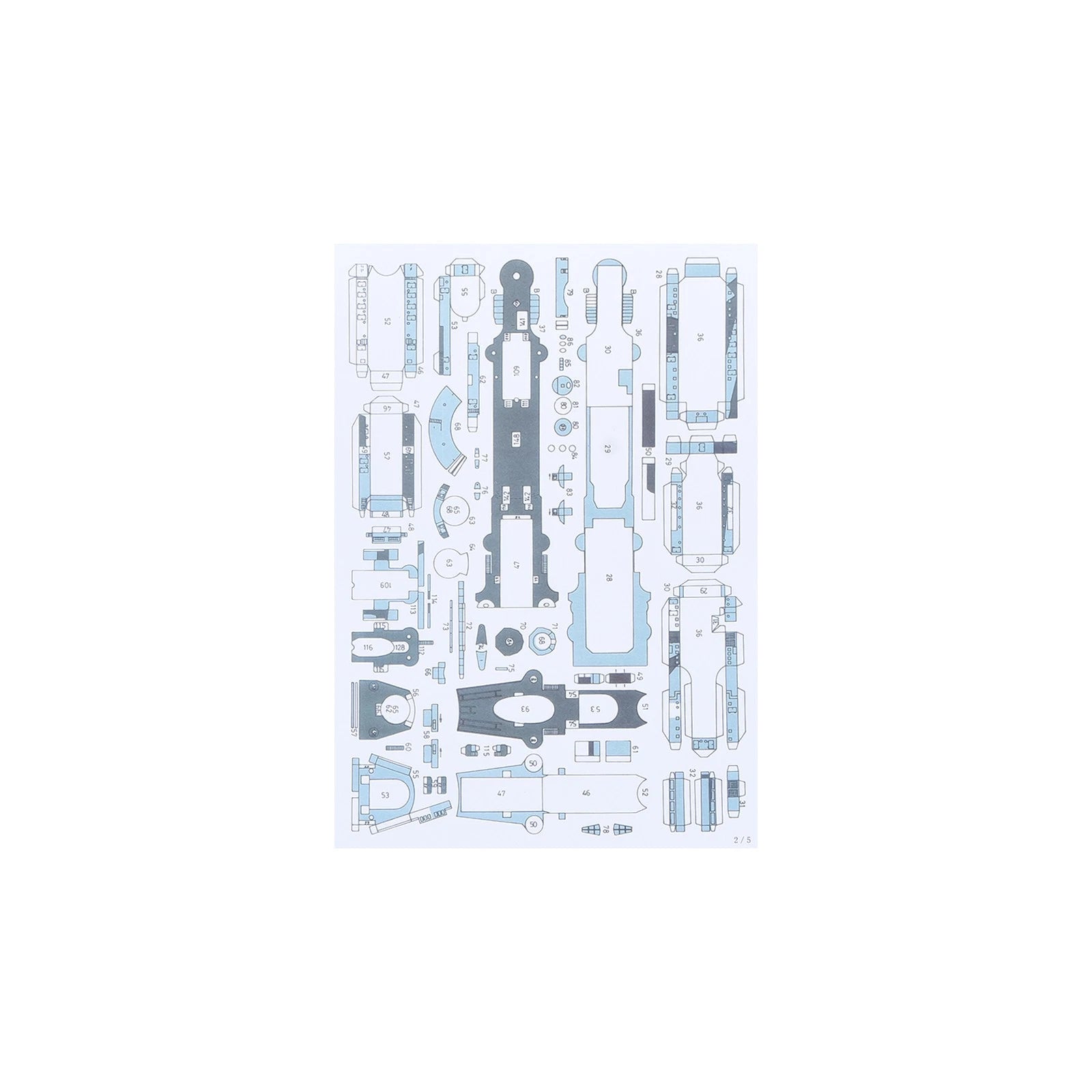 1/400 Italy Muzio Attendolo Light Cruiser Paper Military Model