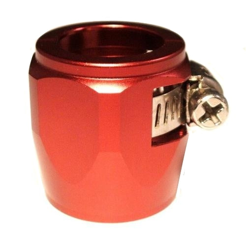 AN-6 15mm Red Fuel Hose Clamp Finishers by Unbranded