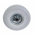 4.10/3.50-4" Flat Free Tire And Wheel - 10 Inch Solid Rubber Tires -