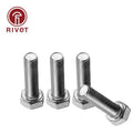 304 DIN933 (A2-70) ISO4017 M12 M14 M16 Bolts Hexagonal Screws Outer Hex Bolt