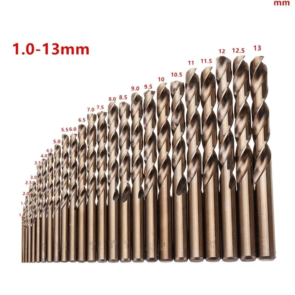 1mm-13mm Hss Drill Bit-m35 For Stainless Steel | Built Supply Co