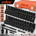 66PC 1/2" Drive Impact Socket Set by Unbranded