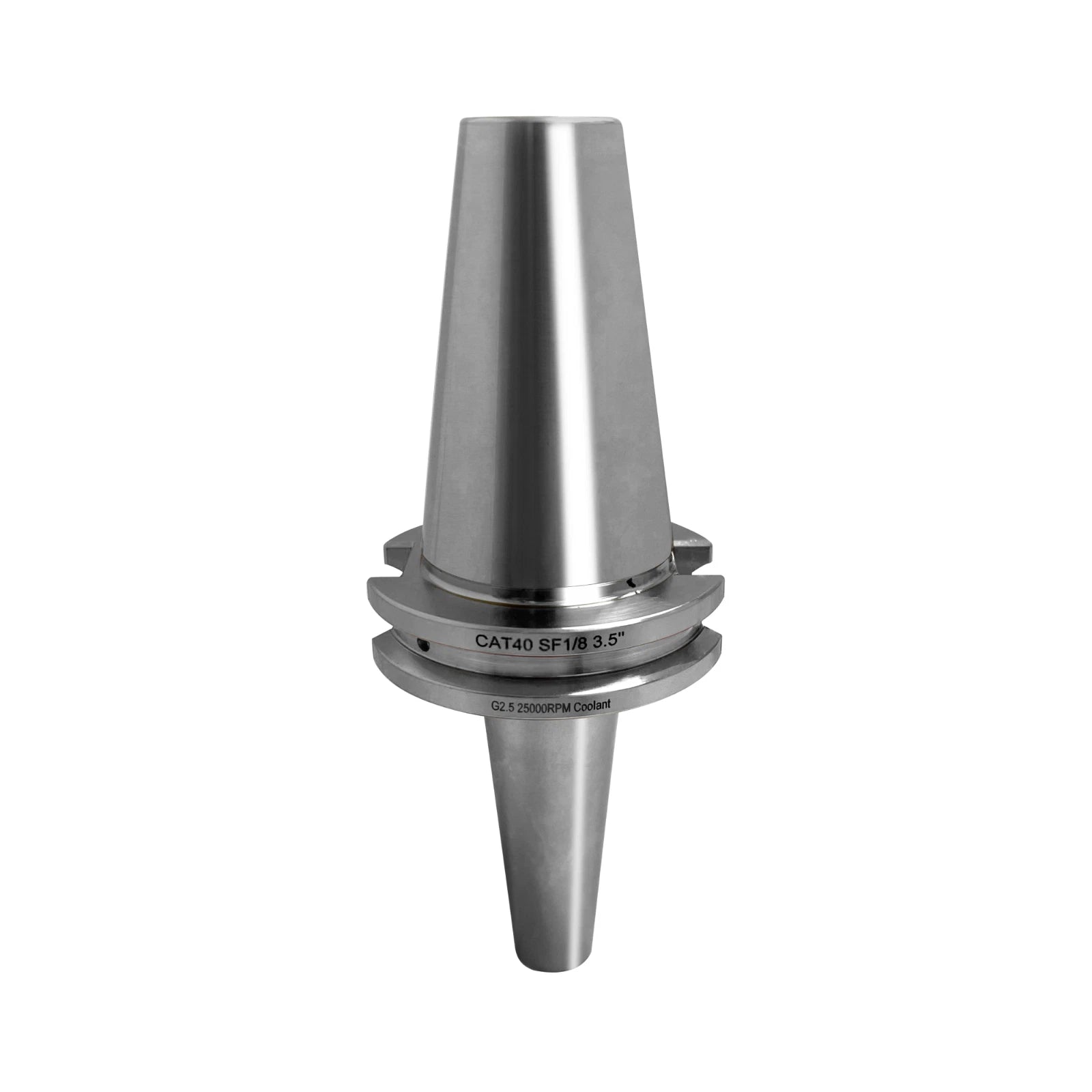 1PCS CAT40 1/8" X 3.50" SHRINK FIT TOOL HOLDER COOLANT BALANCE G2.5 25000RPM