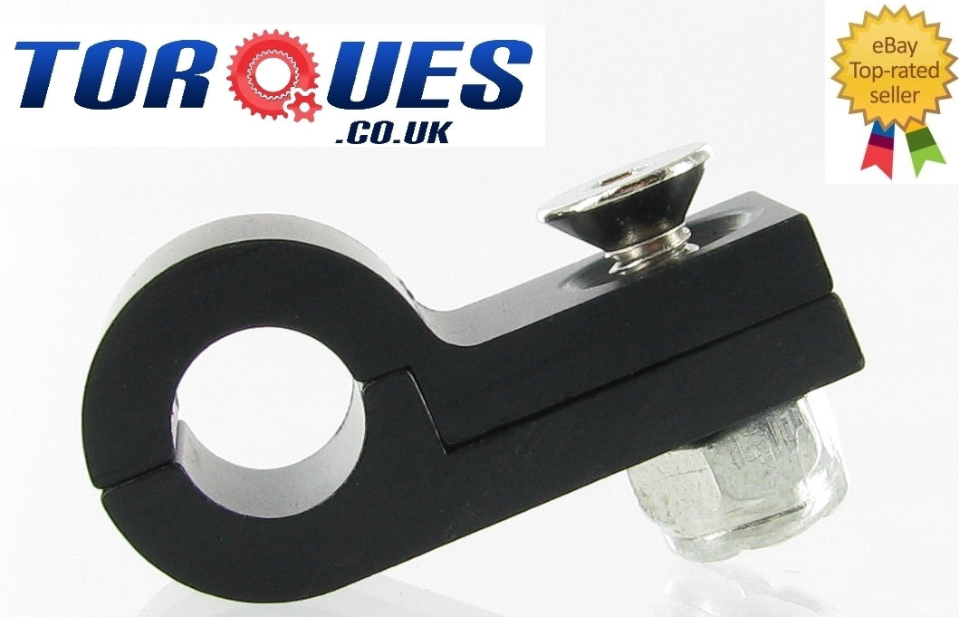 AN -4 (AN4) Black 8mm O.D PTFE Brake Turbo Hose Clamp