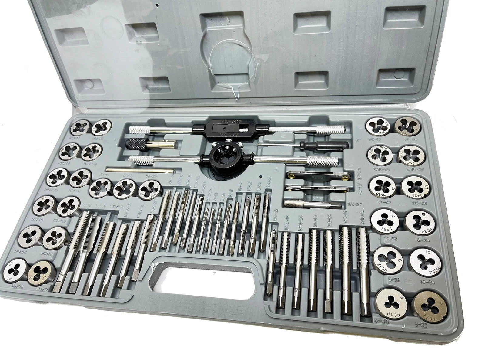 Master Bearing Steel Tap & Die Set Sae Metric Rethreading Threading