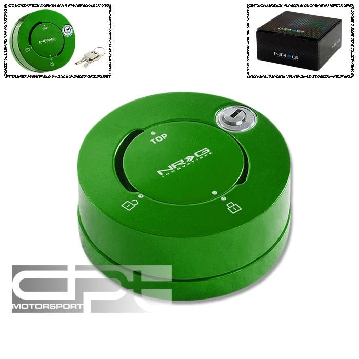 Nrg Steering Wheel Quick Release Adapter Gen 2.0/2.5 Green 3.5" Lock