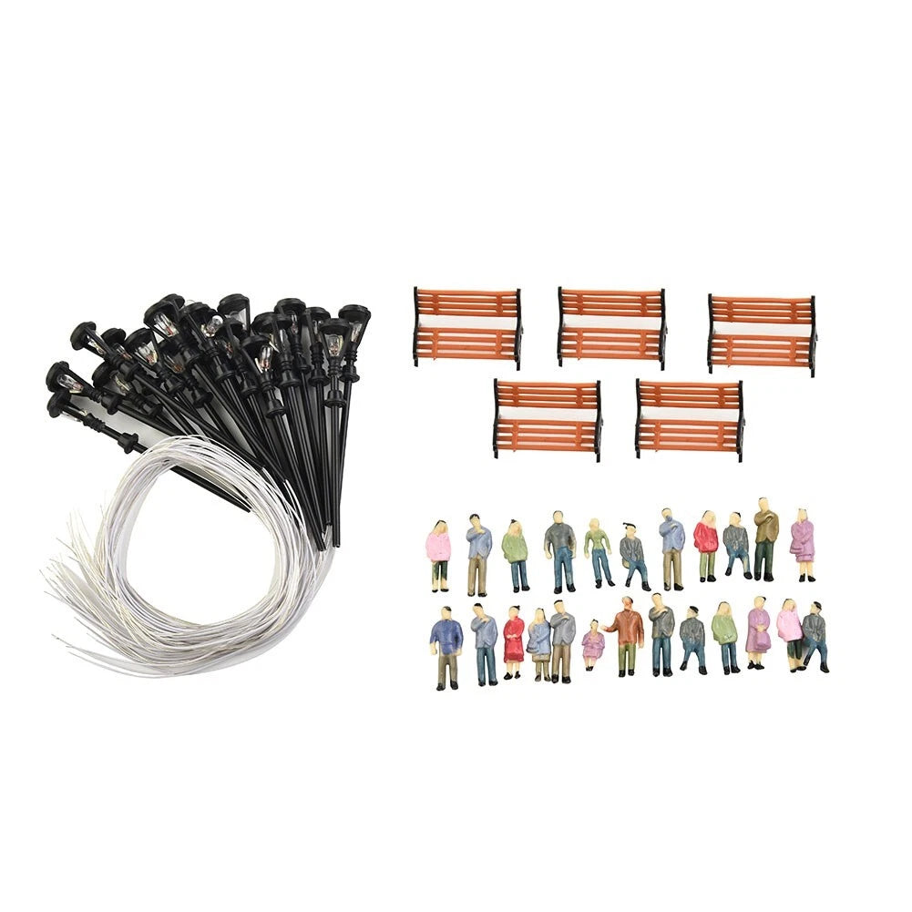 High Quality Painted People Figures For Building Train Model