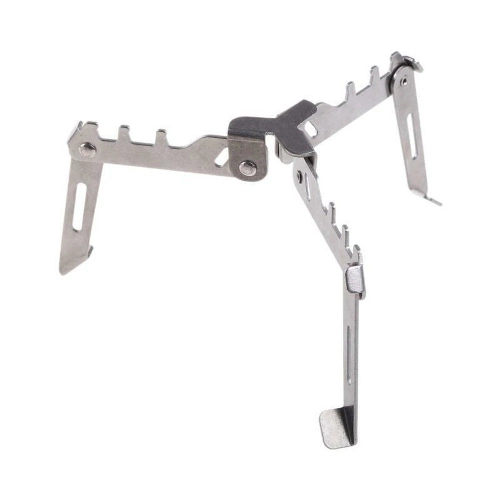 Outdoor Steel Gas Stove Base Fixed Support Fixed Folding Triangular