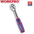 WORKPRO 3/8 Drive Ratchet Wrench 72-Tooth 3/8 Drive Ratchet Handle Quick-Release