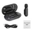 Wireless Microphone Audio Video Recording Mic For Iphone 15 For