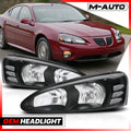 Pair L+R Black Clear Corner OE Style Headlight for 2004