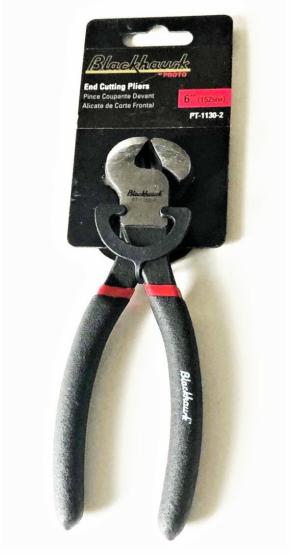 BLACKHAWK BY PROTO 6" END NIPPER CUTTING CUTTER PLIER PINCER PT-1130-2Opens in a