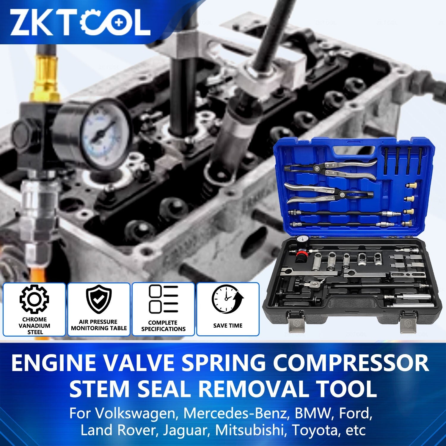 Engine Valve Spring Compressor Tool