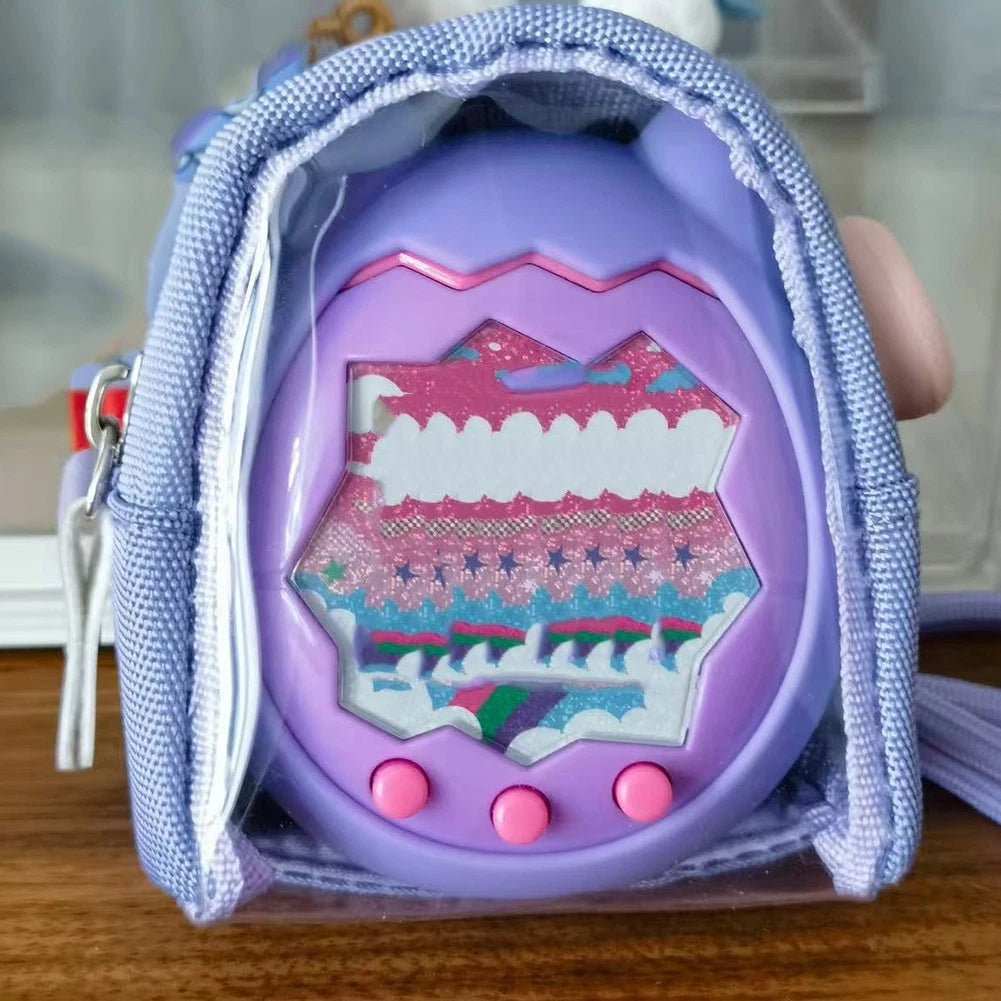 Canvas Storage Bag For Tamagotchi Paradise Transparent For Mini Size