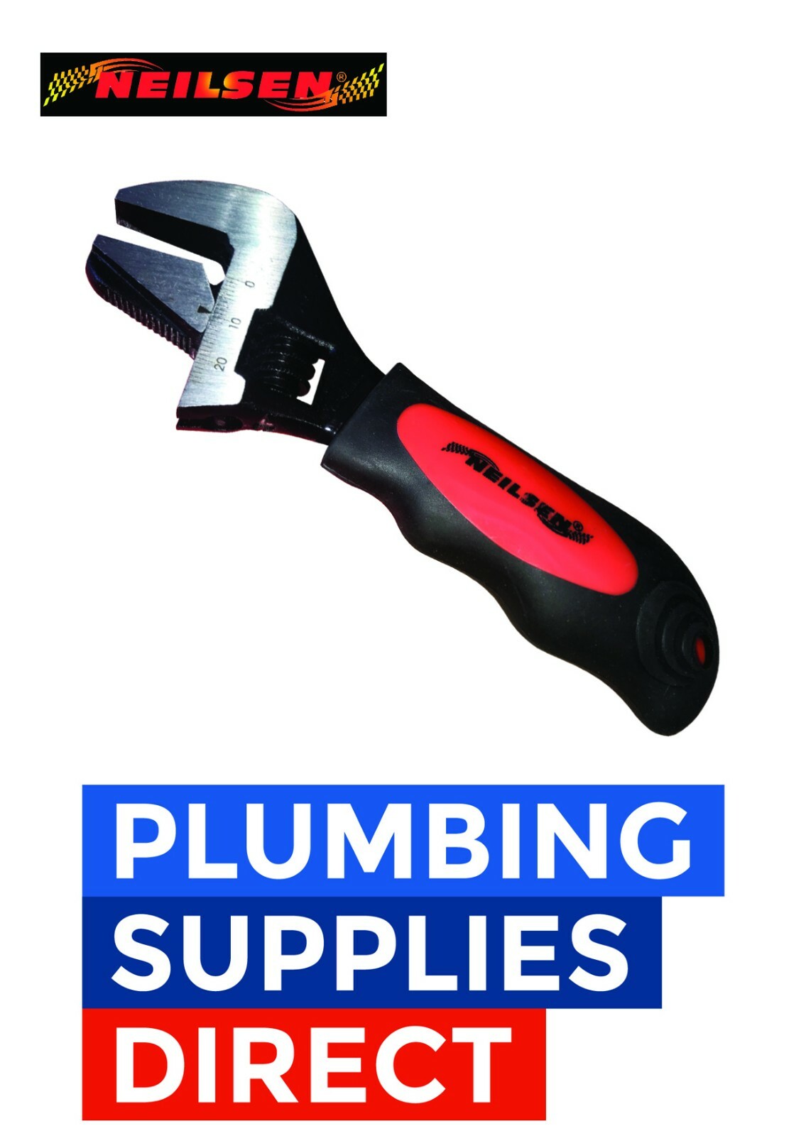 Neilsen Reversible Jaw Stubby Wrench CT3406