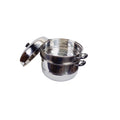32cm Stainless Steel 2 Tier Steam Pot For Cooking Vegetables, Seafood