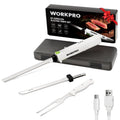 Workpro 8V Cordless Electric Knife For Meat Slicing Fork 2 Stainless