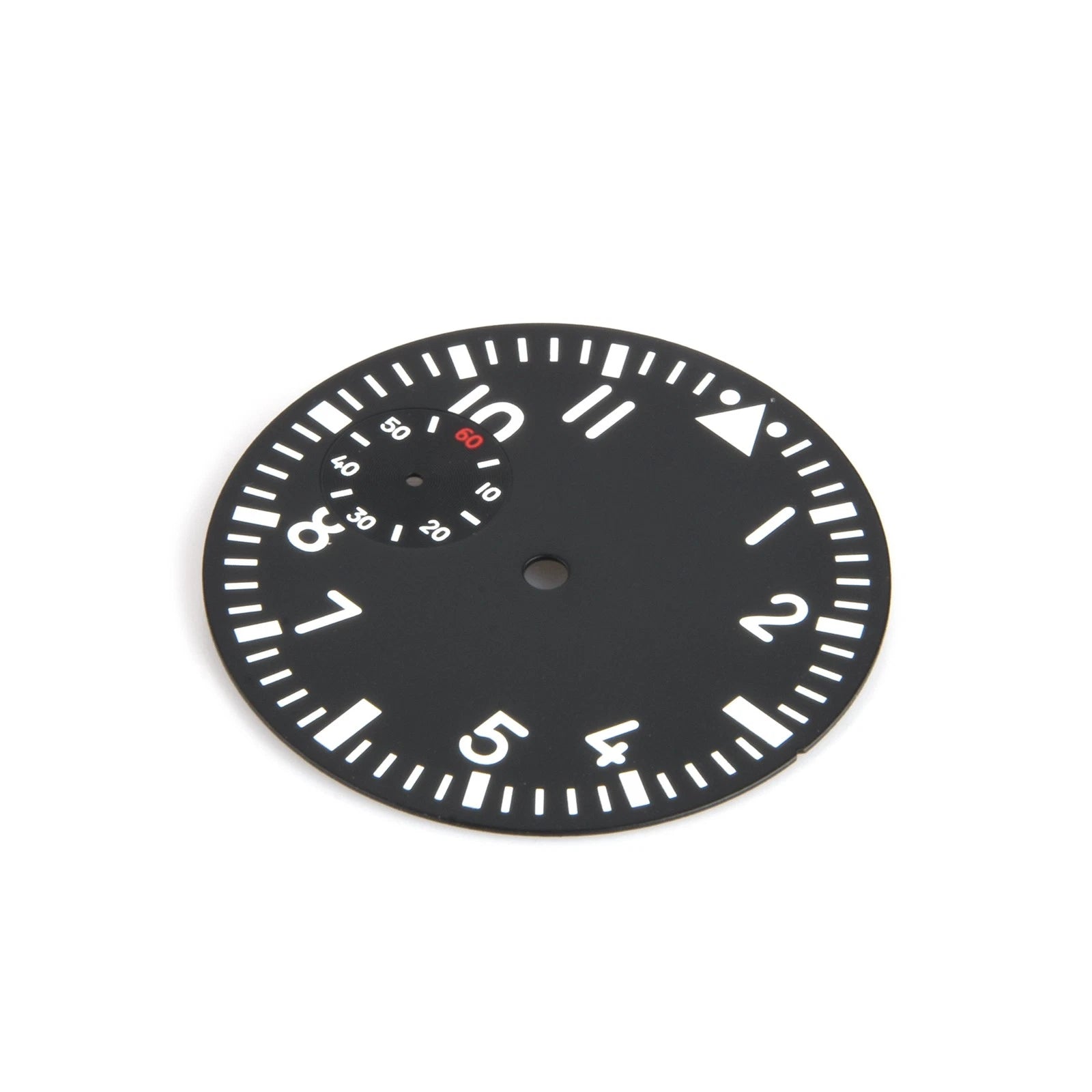 38.9mm Green Luminous Black Watch Dial Plate+ Hands Kit For Eta 6497