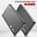 2.5" Black Hard Disk Case Usb 3.0/2.0 To Sata Hdd/ssd Enclosure